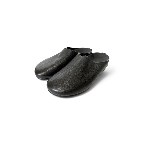 Steve Madden Shoes - Steve Madden Womens Fern Black Leather Minimalist Casual Slip On Mule Size 7